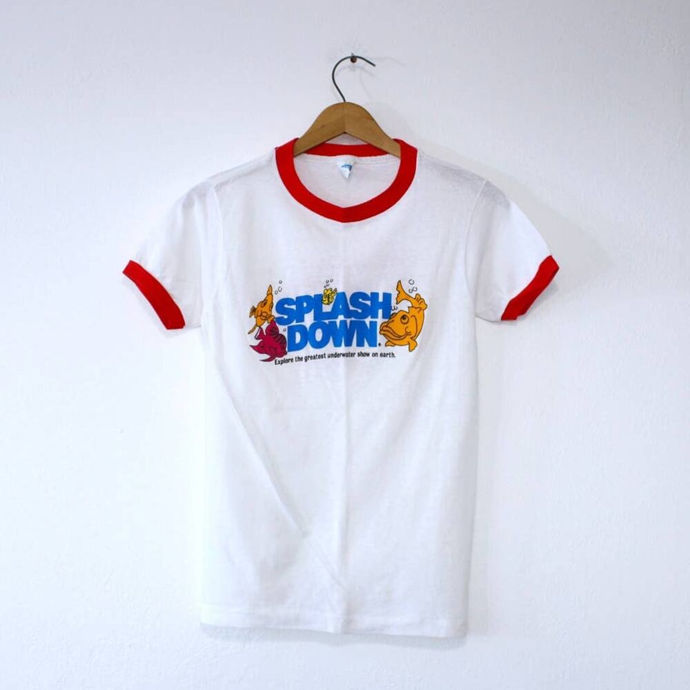 Vintage Splash Down Underwater Show T Shirt Small